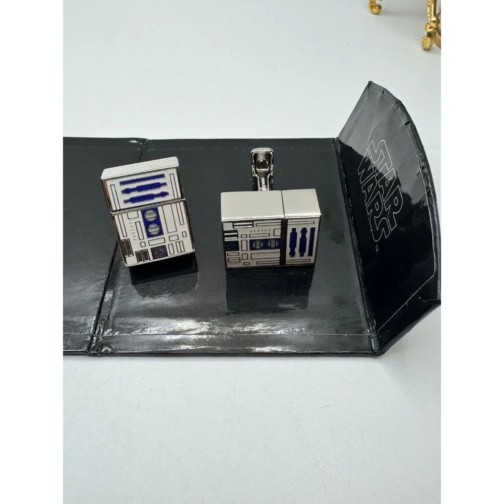 Star Wars Lucas Films R2D2 Cufflinks Jewelry 4GB USB Flash Drive Whit Box - Picture 4 of 12